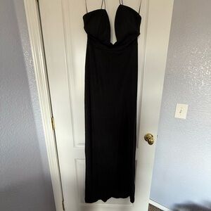 Hello Molly Black Shimmer Maxi Dress